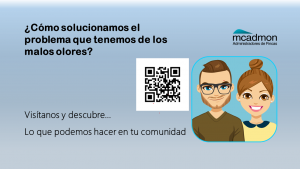 ¿Cómo solucionar el problema de los malos olores que provienen de la comunidad hacia mi propiedad?