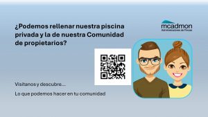 Novedad sobre el rellenado de las Piscinas Privadas y de Comunidades de Vecinos