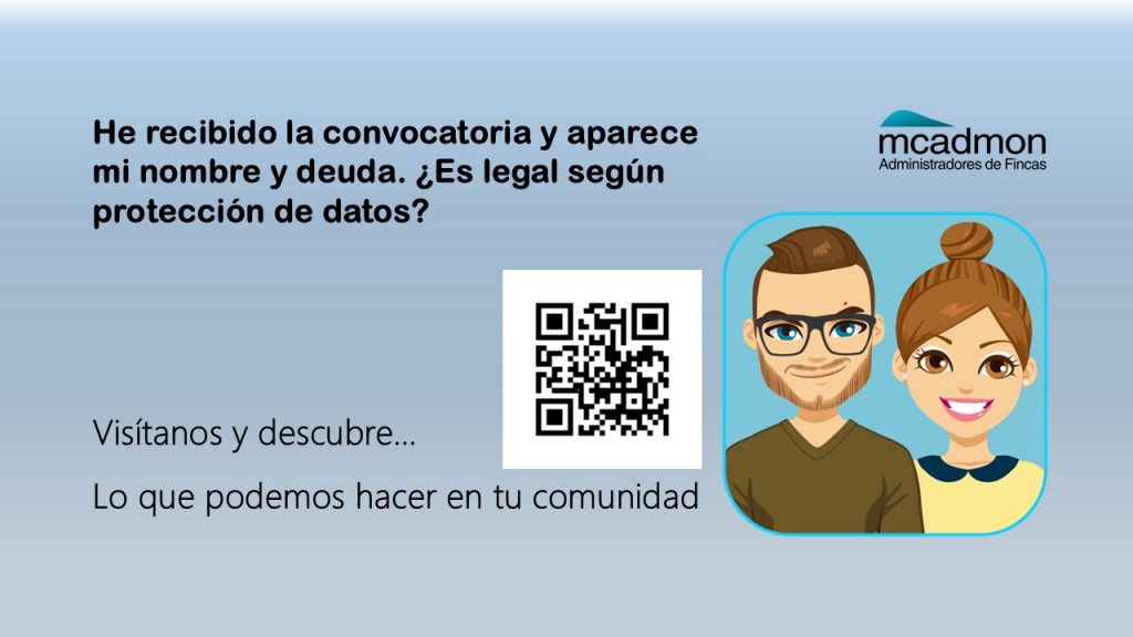 ¿Permite la protección de datos, se ponga el nombre, propiedad y la deuda que tiene para una Junta?.